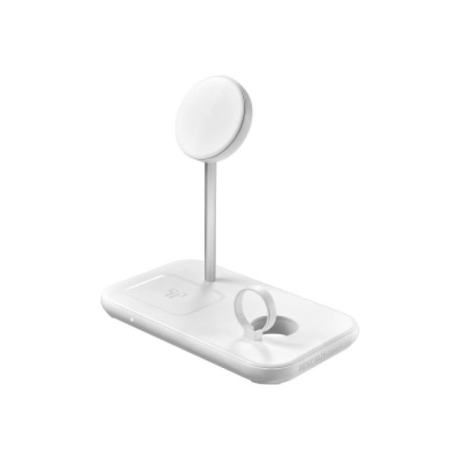 Carregador magnético sem fio com suporte para carregador Apple Watch